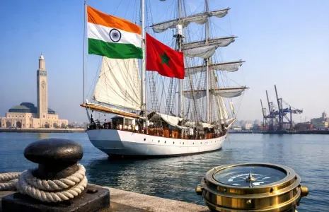 INS Sudarshini's Significant Arrival in Casablanca, Morocco