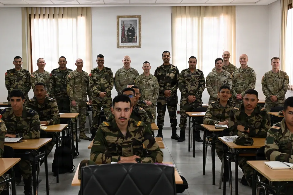 US Service Members Engage in Multinational Academic Training During African Lion 26