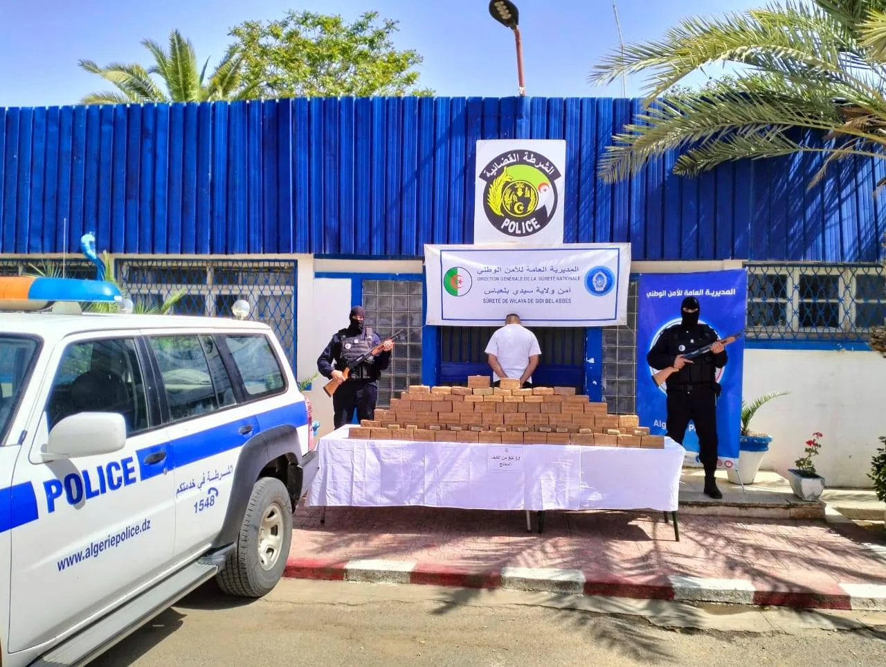Police Operation Leads to Major Drug Bust in Algeria