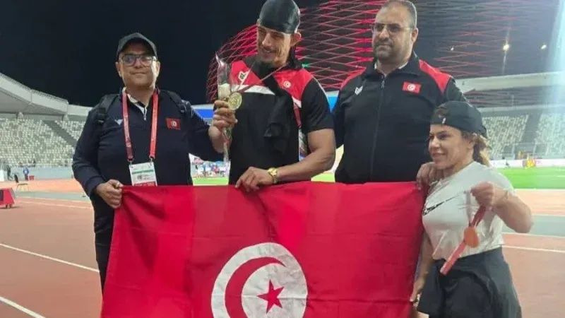 Tunisia Shines at Rabat Para-Athletics Grand Prix with Eight Medals