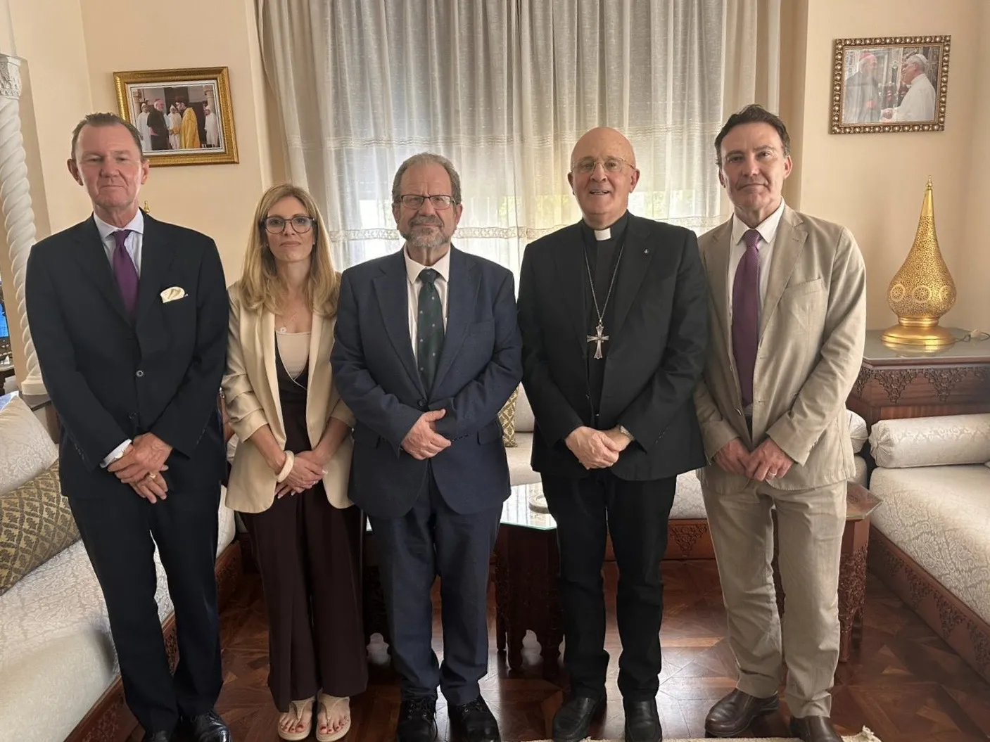 Strengthening Ties: Minister Cortes Engages with UK Ambassador and Apostolic Nuncio in Rabat