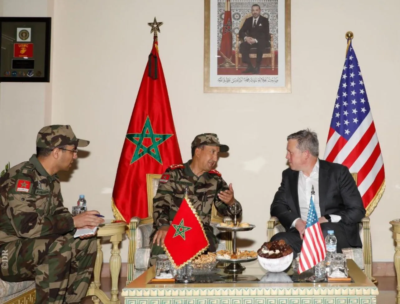 Strengthening Military Ties: General Mohammed Berrid Meets with US Army Secretary Daniel Driscoll