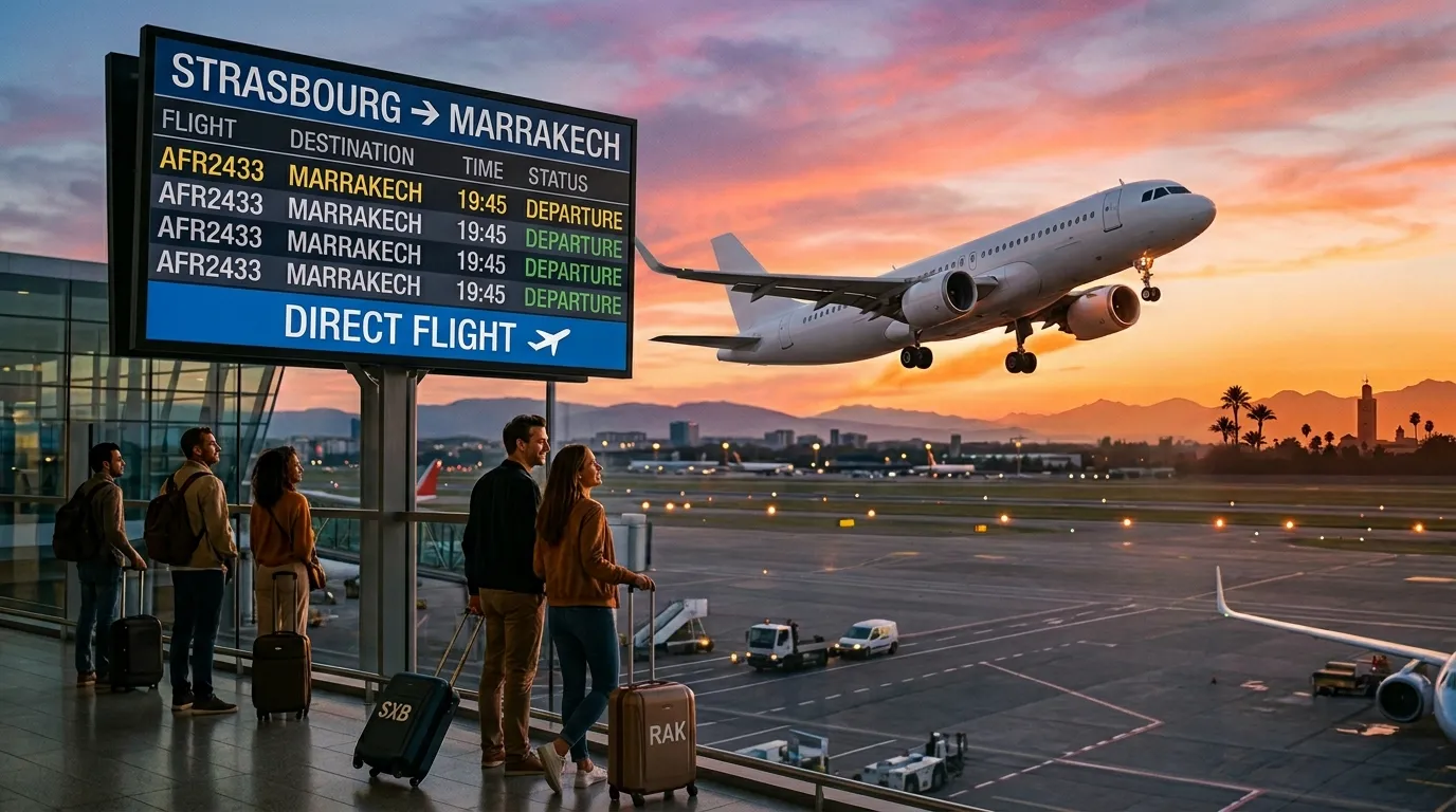 Launch of Direct Air Route Between Strasbourg and Marrakech