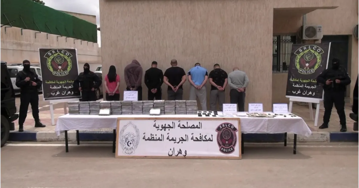 Dismantling of International Drug Trafficking Network in Oran: Operations Extend from Morocco to Europe
