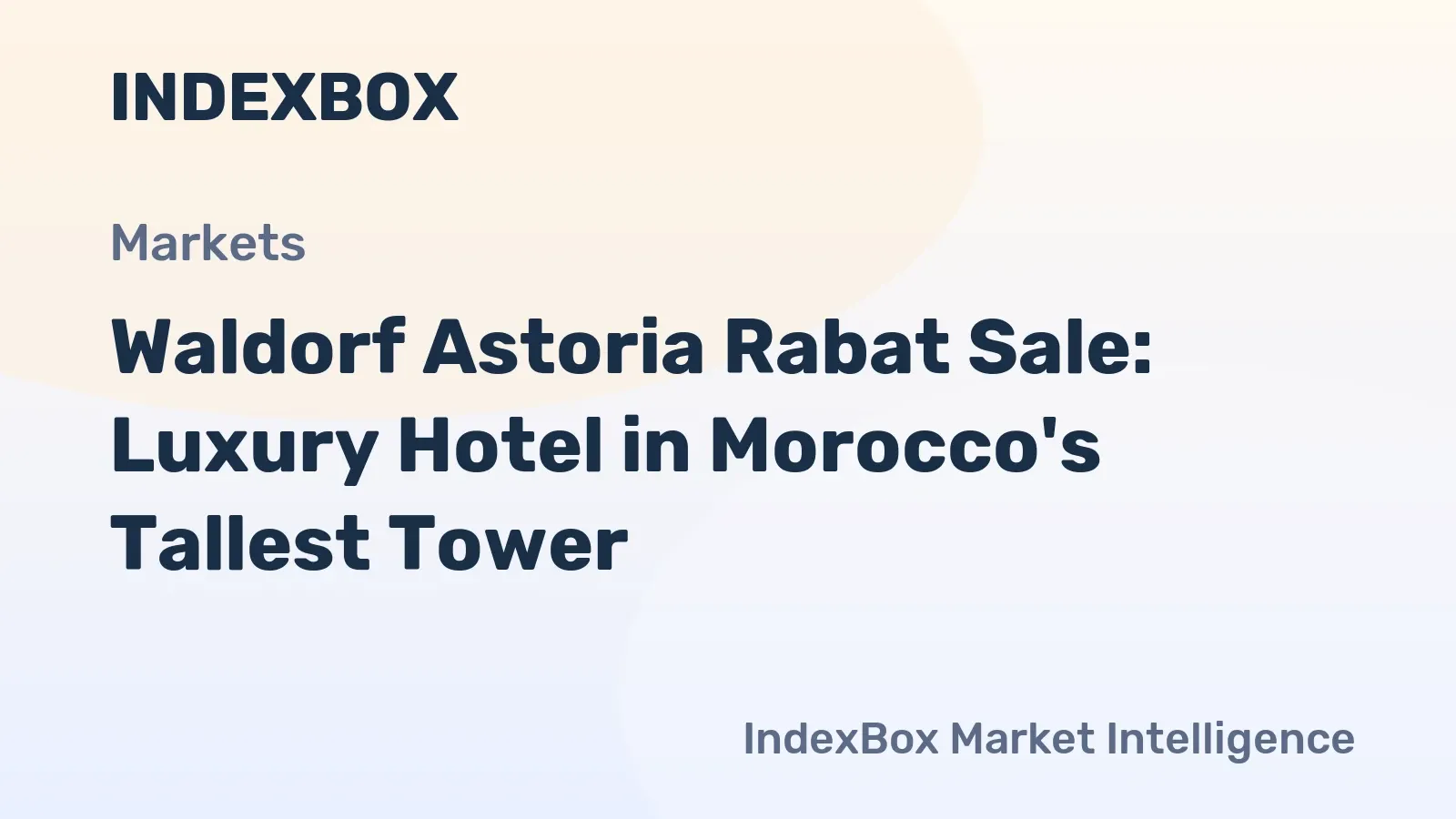 Unveiling the Waldorf Astoria Rabat: A Luxurious Gem in Morocco