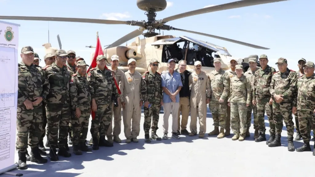 Morocco Receives Second Batch of Apache AH-64E Combat Helicopters