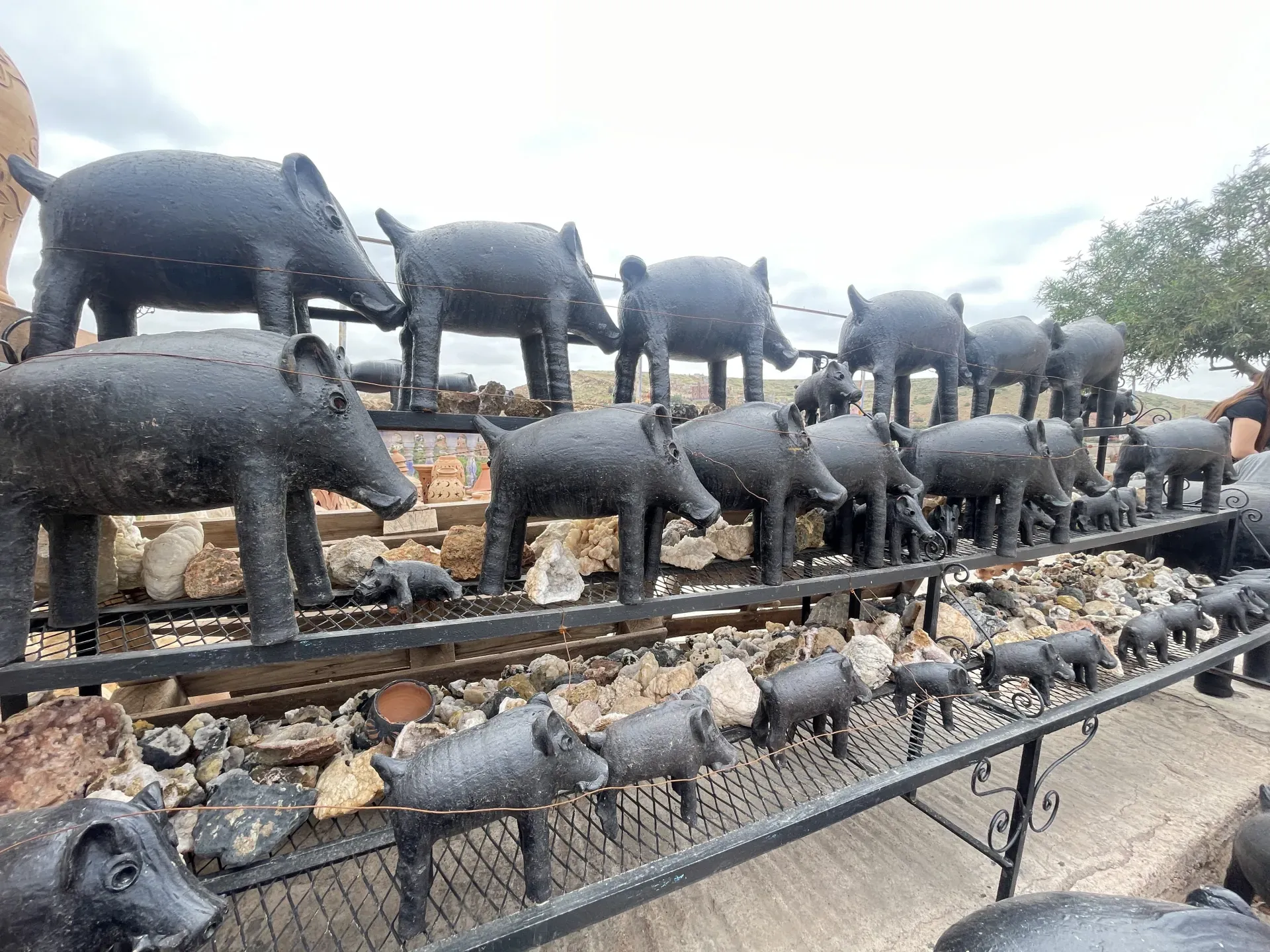 Strange Ceramic Pigs Captivate Visitors in the Atlas Mountains of Morocco