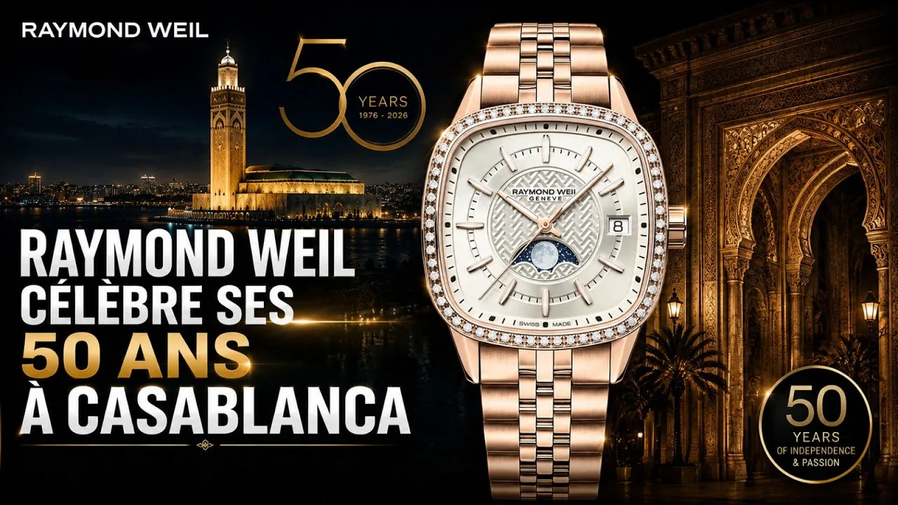 Raymond Weil Celebrates 50 Years in Casablanca with Creat'Heure as Part of the Legacy Tour
