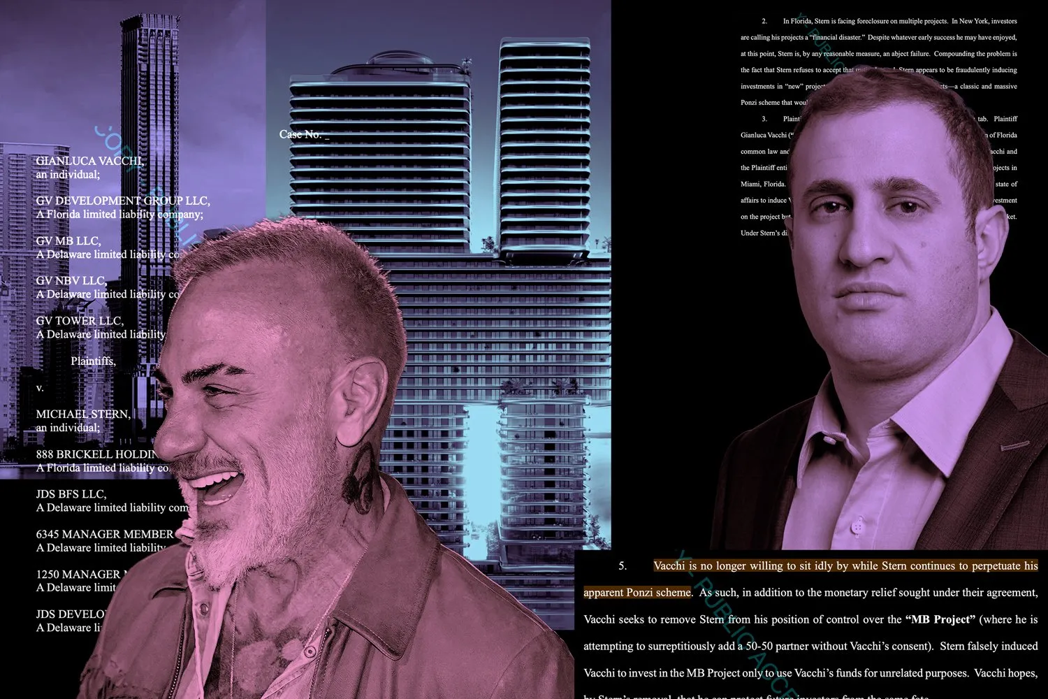 Legal Turmoil: Michael Stern and Gianluca Vacchi's Partnership Unravels