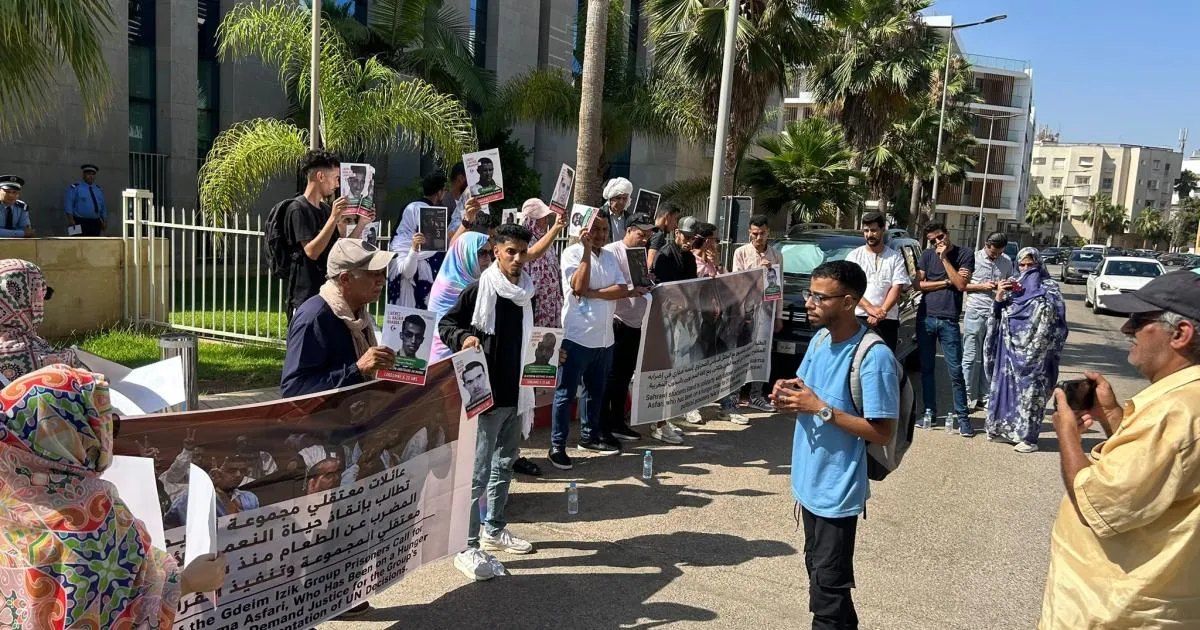 Sahrawi Families Protest in Rabat Against Prison Conditions and Human Rights Violations