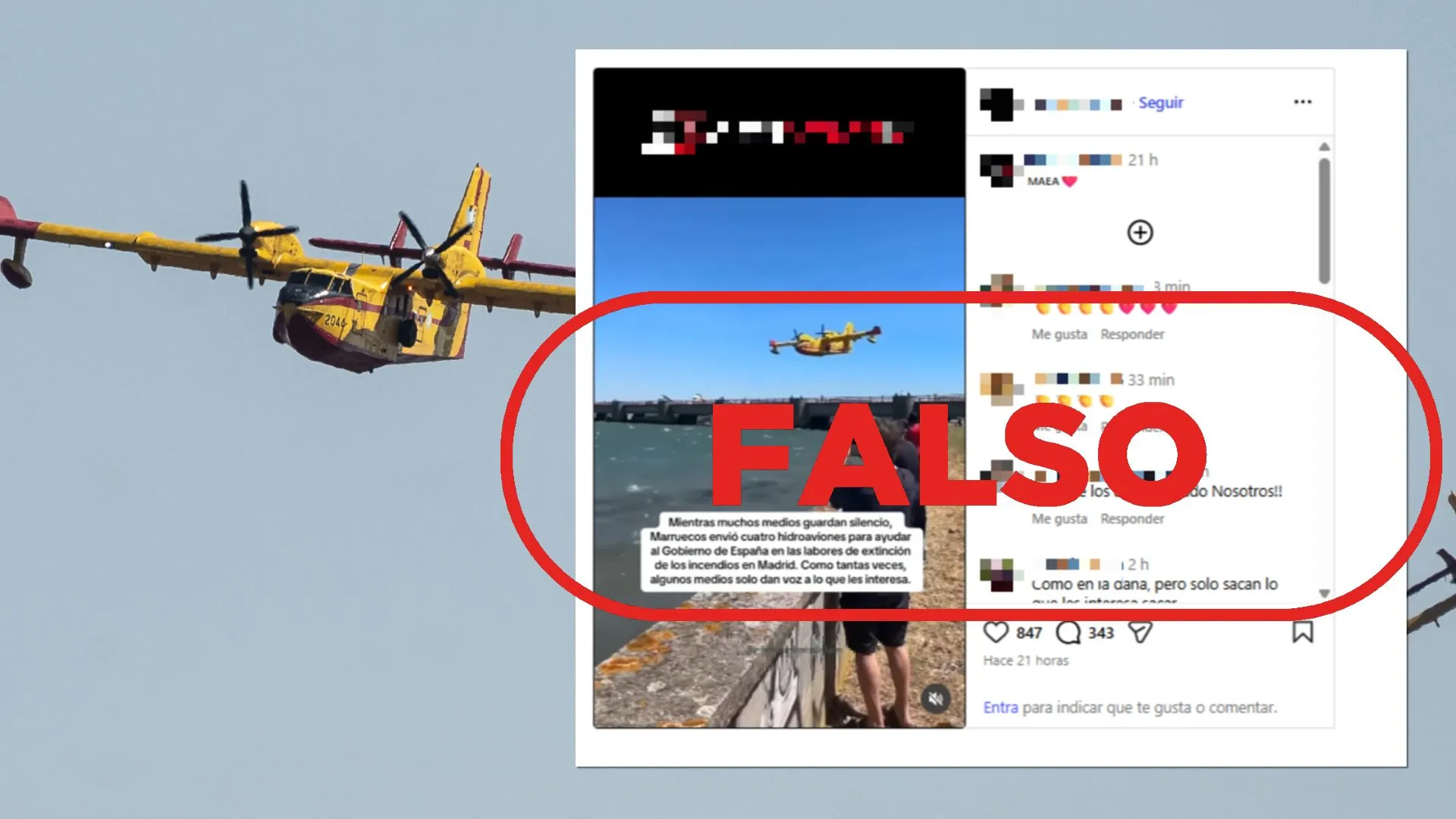 Debunking the False Claims: Morocco Did Not Send Water Bombers to Spain for Madrid Fires