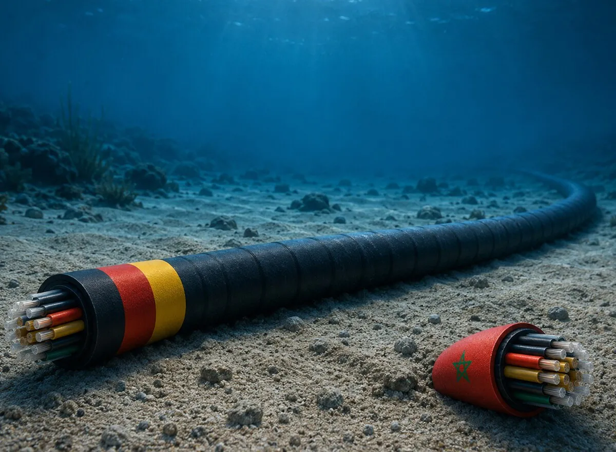 The World's Longest Electric Submarine Cable Faces Major Hurdles Between Morocco and Germany