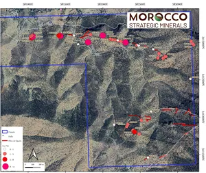 Morocco Strategic Minerals Unveils Promising Assay Results from Ouneine and Aït Zekri Projects