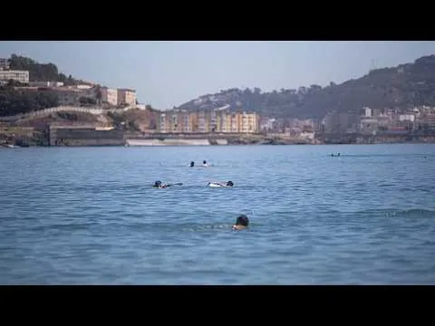 Surge of Migrants: Swimming from Morocco to Ceuta
