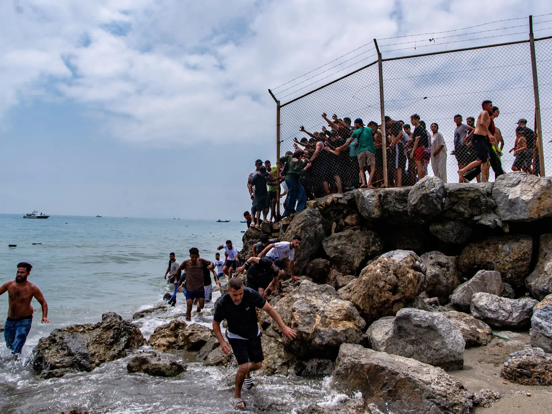 Ceuta Faces Migrant Surge as Thousands Cross from Morocco