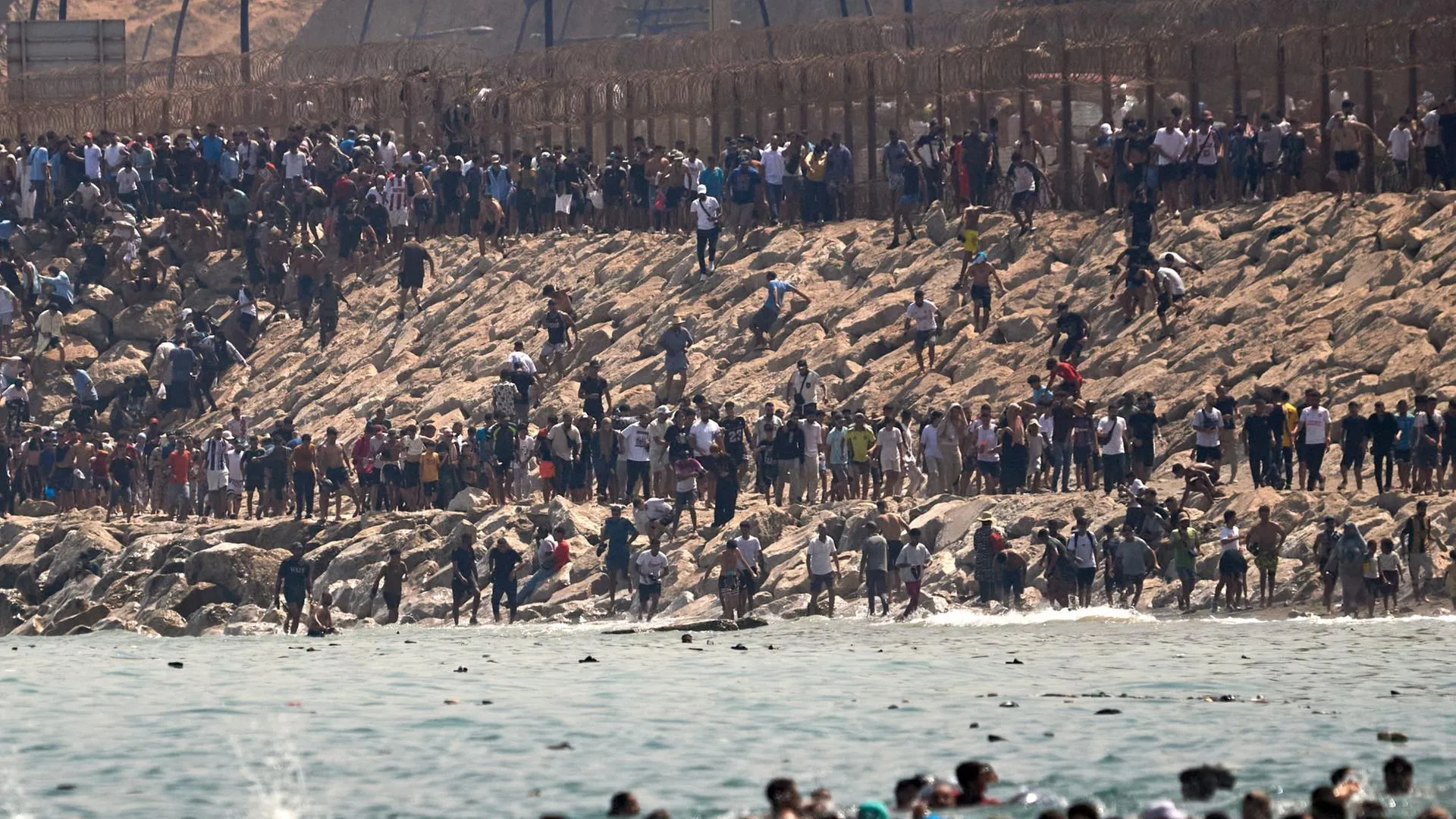 Surge in Migrant Arrivals in Ceuta: Spanish Government Responds with Military Deployment