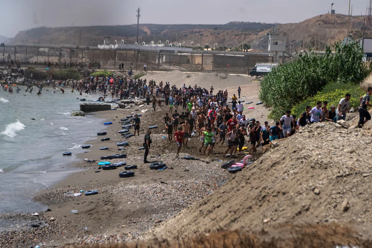 Massive Influx of Immigrants at the Morocco-Spain Border Sparks Crisis
