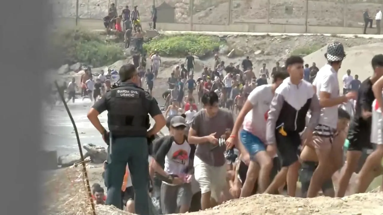 Mass Migration Crisis Erupts in Ceuta as Thousands Cross from Morocco