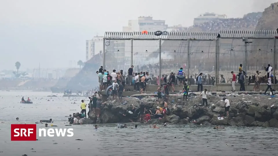 Surge of Migrants to Ceuta: Tens of Thousands Arrive from Morocco