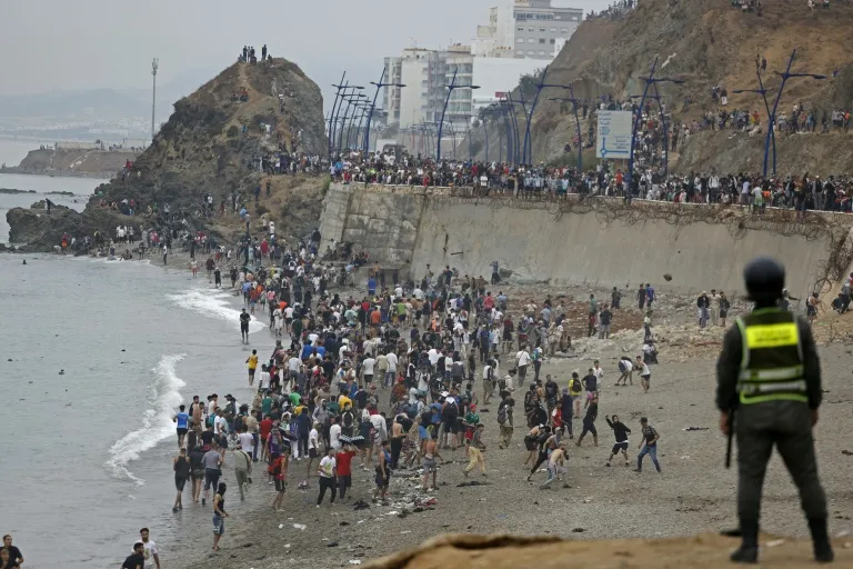 Chaos Erupts at Morocco-Spain Border as Thousands Attempt Crossing