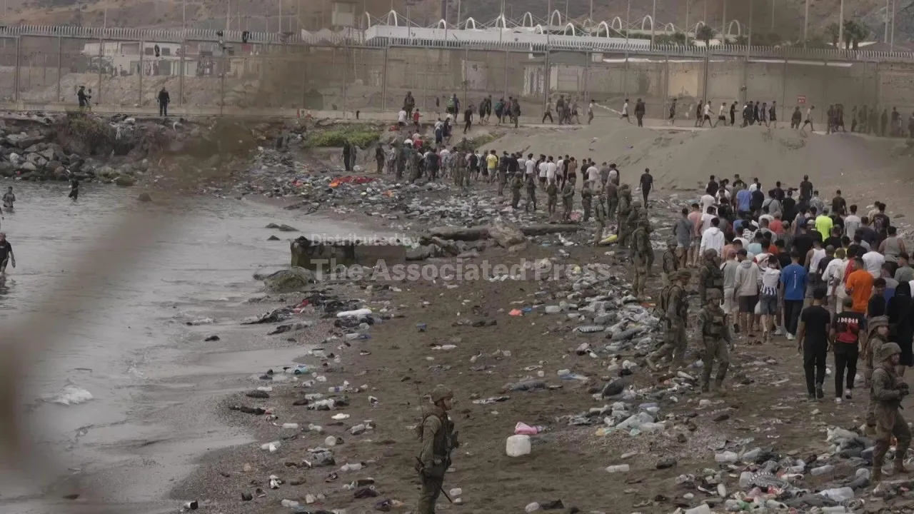 Crisis at the Ceuta Border: A Surge of Migrants and Humanitarian Chaos