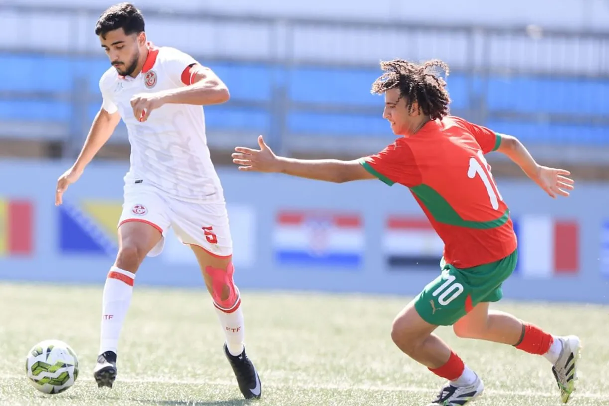 Morocco U20 Team Faces Narrow Defeat Against Tunisia in Mediterranean Games