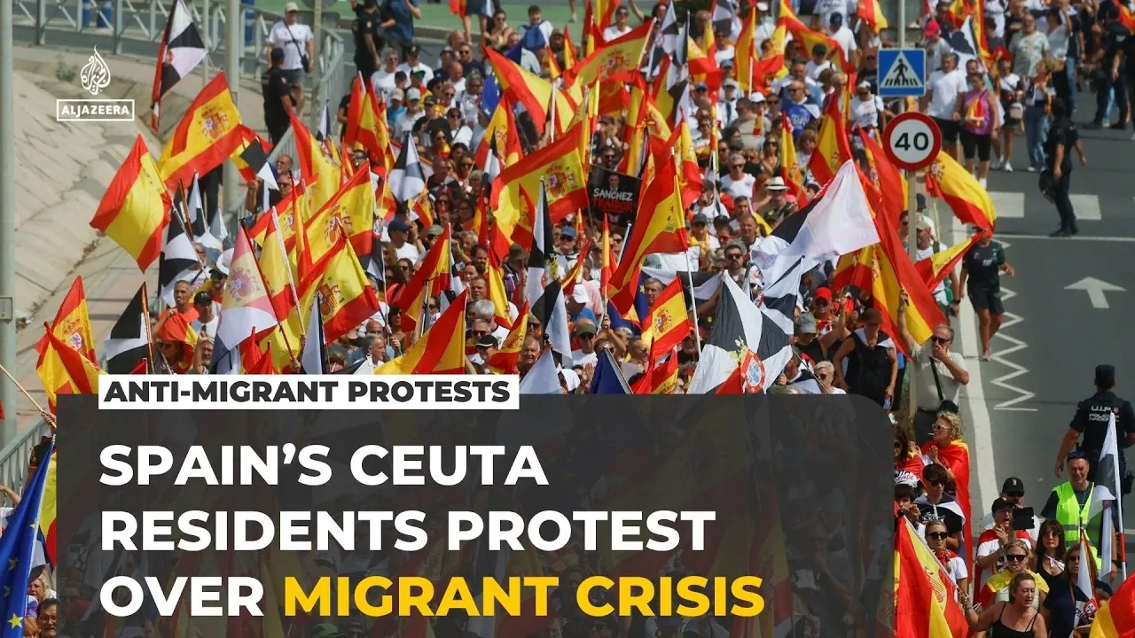Ceuta Residents Rally Against Migrant Crisis: A Call for Action