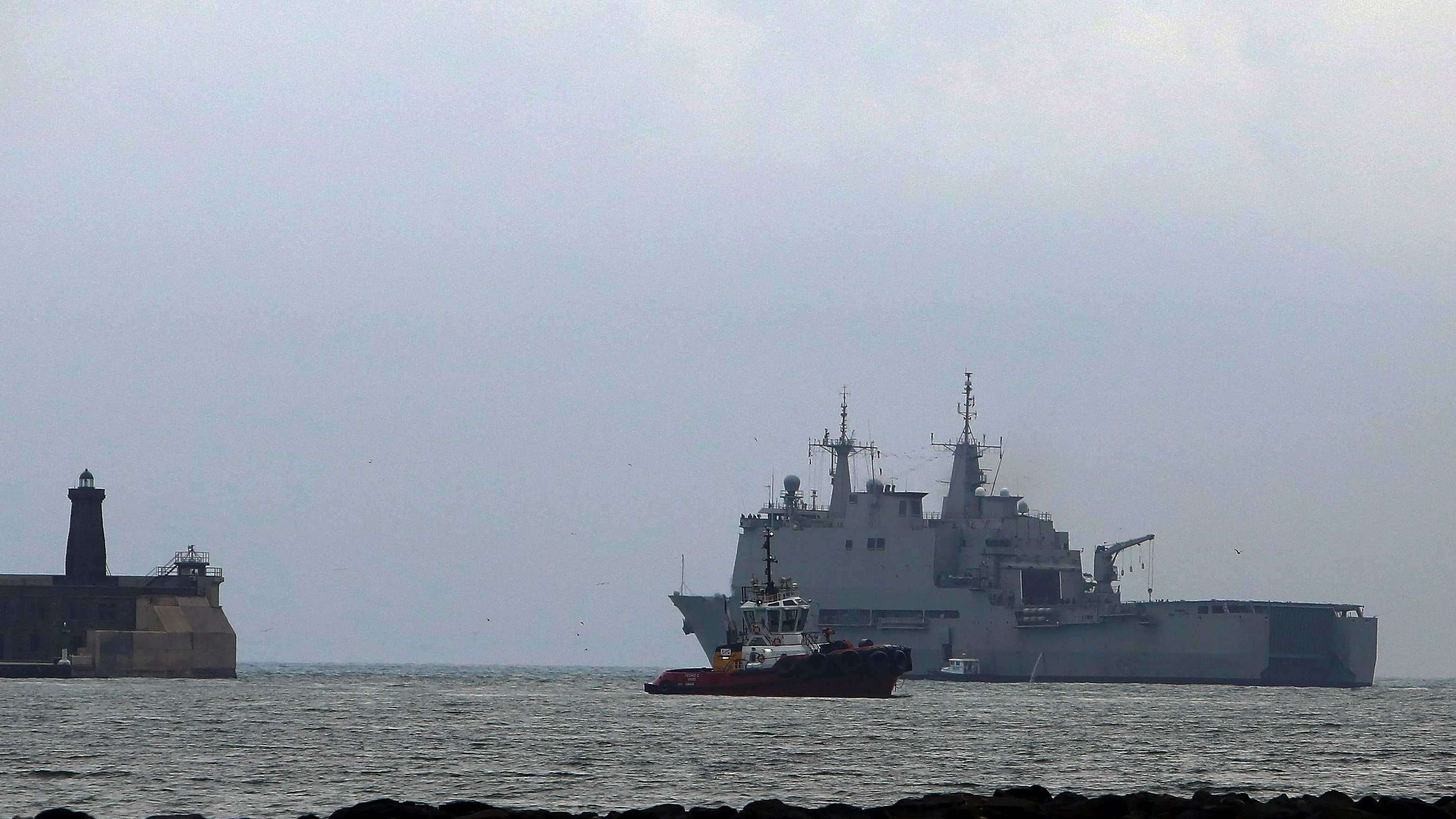 Moroccan Warships Enter Ceuta Waters Amid Migrant Surge