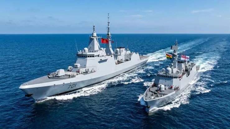 Showcasing African Naval Strength: RMNS Mohammed VI and Niani at International Naval Review 250