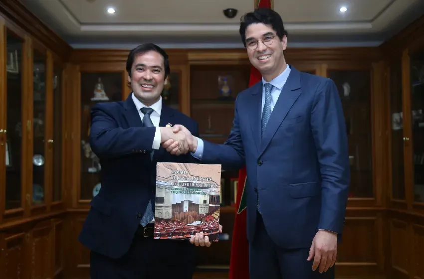 Morocco's Deputy Speaker Welcomes President of the South American Common Market Parliament