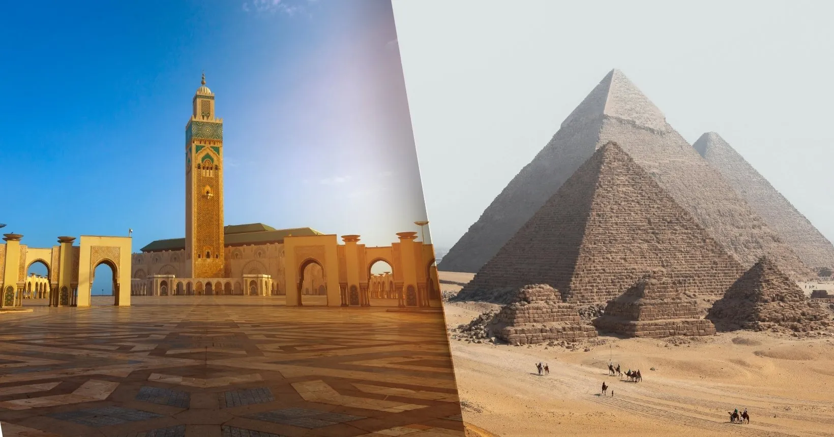 Discover Egypt and Morocco: 2-for-1 Flights to Cairo and Casablanca Starting at R$ 4,755