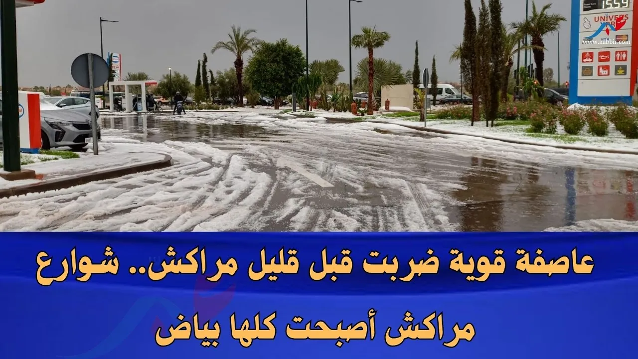 Marrakech Blanketed in Snow: A Historic Storm Hits the City