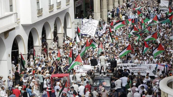 Protests in Morocco and Britain in Solidarity with Palestinian Prisoners