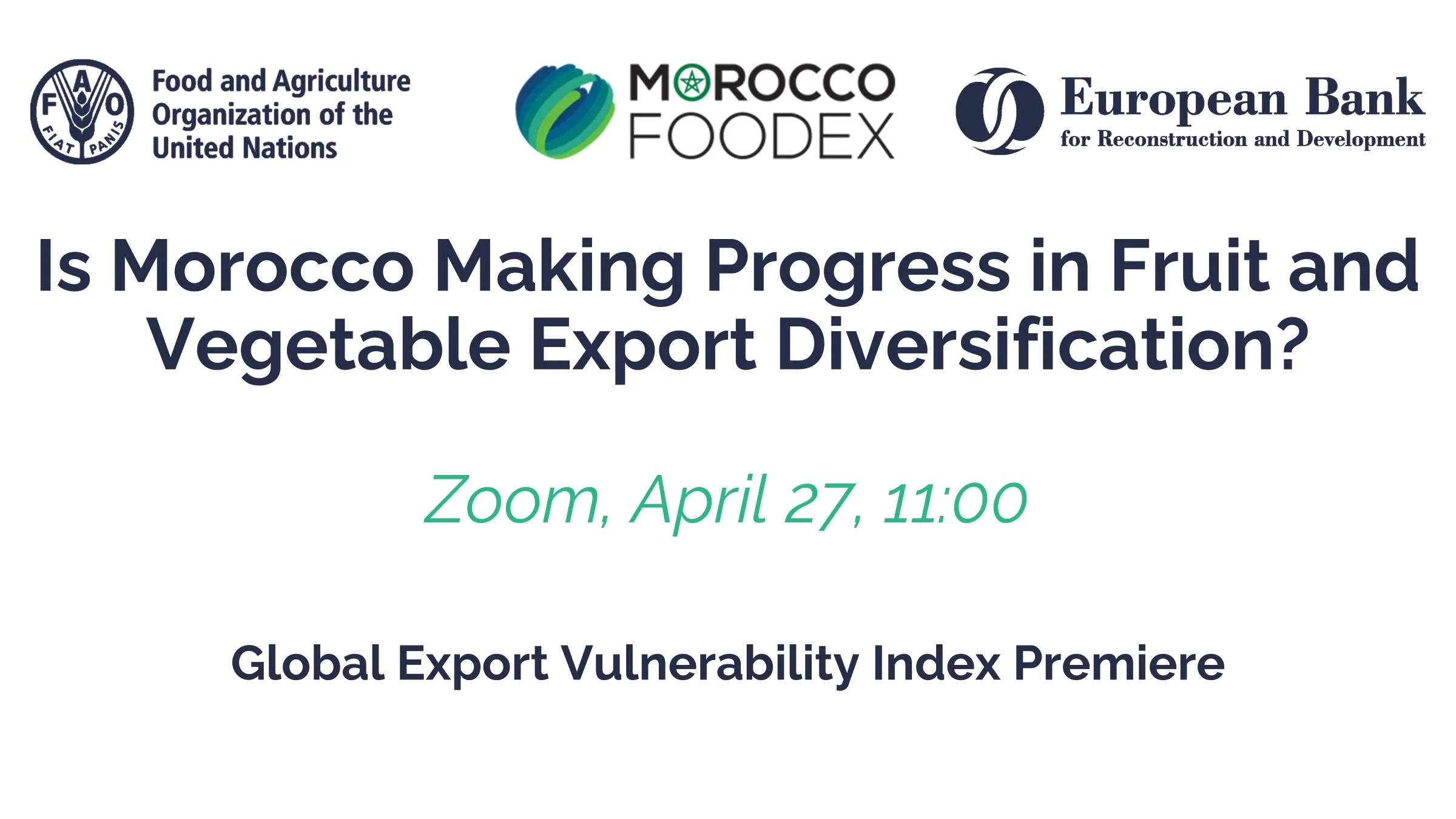 Join the Upcoming Conference on Morocco's Fresh Produce Export Diversification