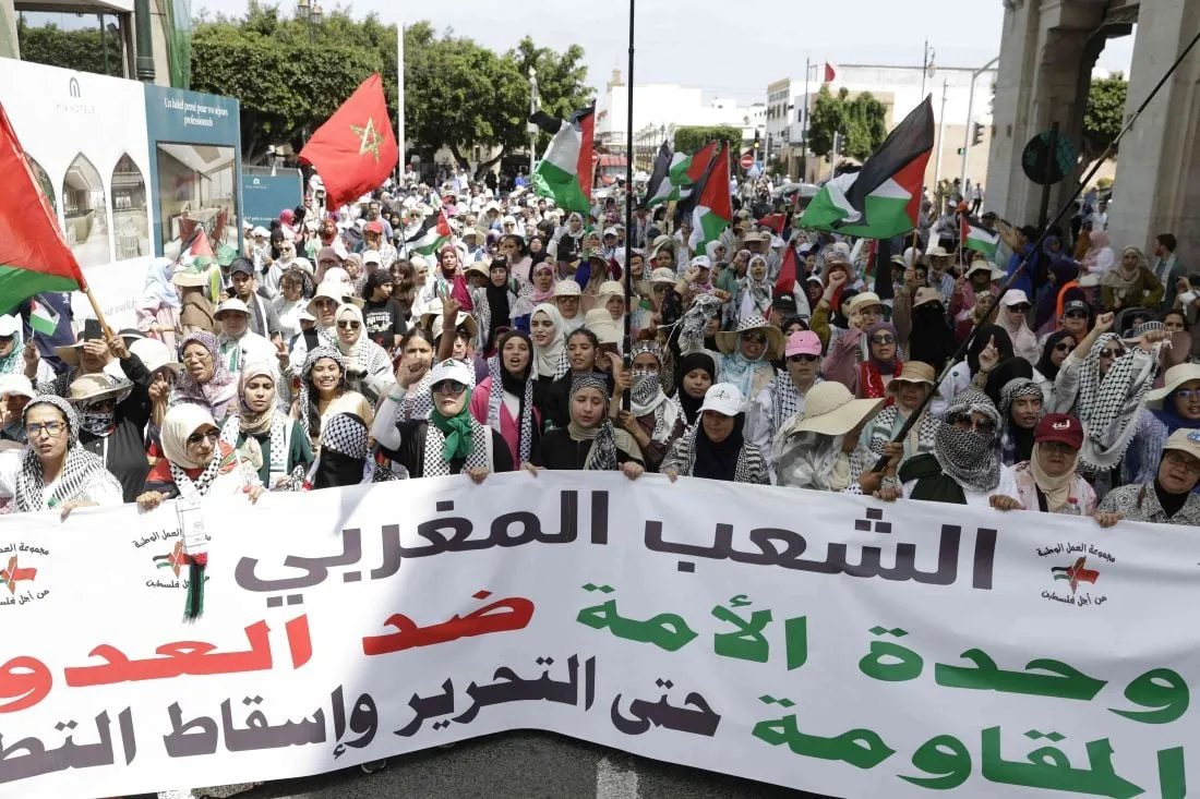 Massive Protests Erupt in Morocco Against Death Penalty and Normalization with Israel