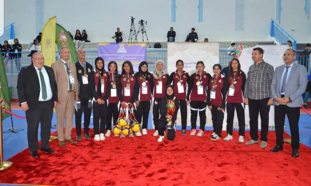Closure of the National School Volleyball Championship in Mdiq