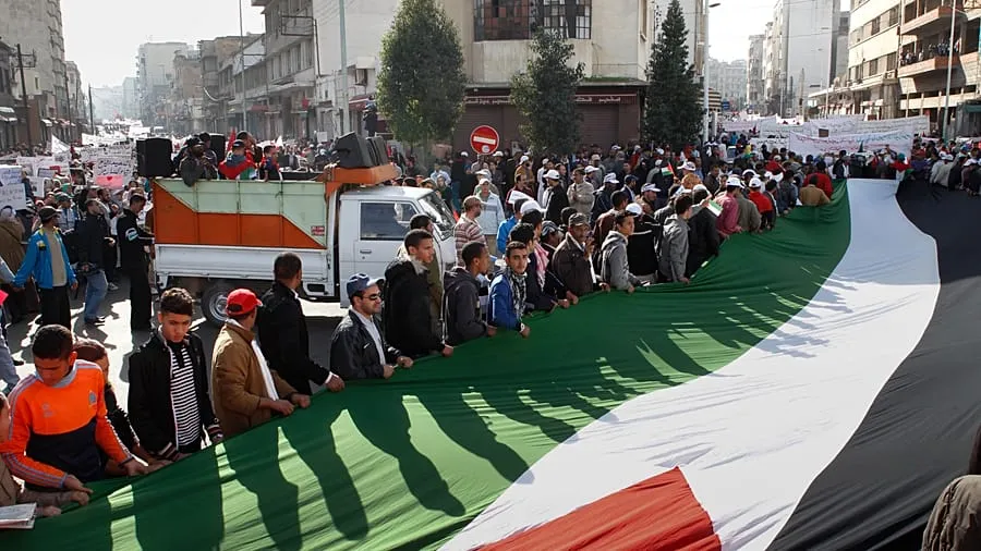 Massive Protests in Morocco Show Solidarity with Palestinians