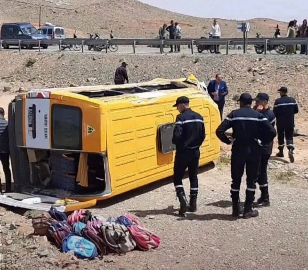 School Bus Accident in Ghassate: Students Injured