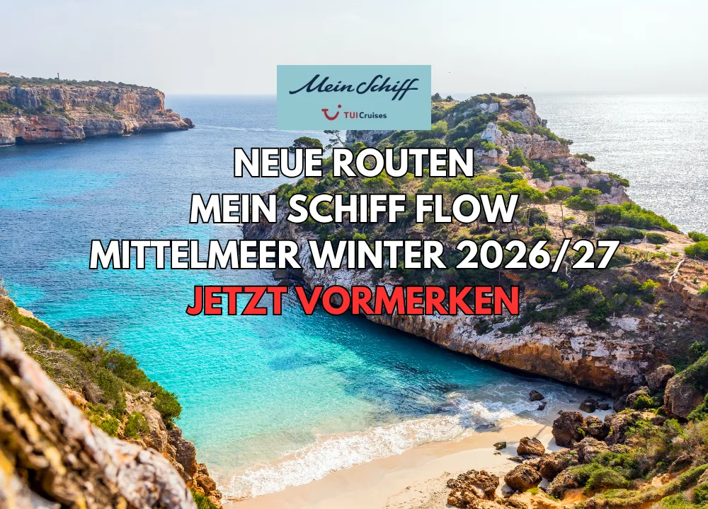 Exciting New Mediterranean Cruises on Mein Schiff Flow for Winter 2026/2027