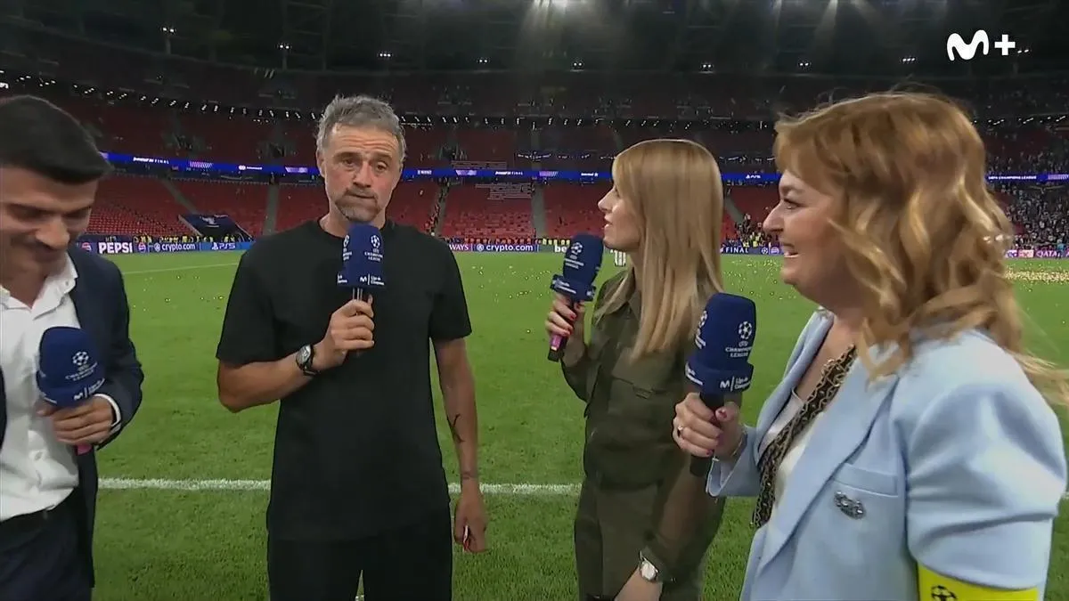 Luis Enrique Reflects on Tense Encounter with Susana Guasch After Historic PSG Victory