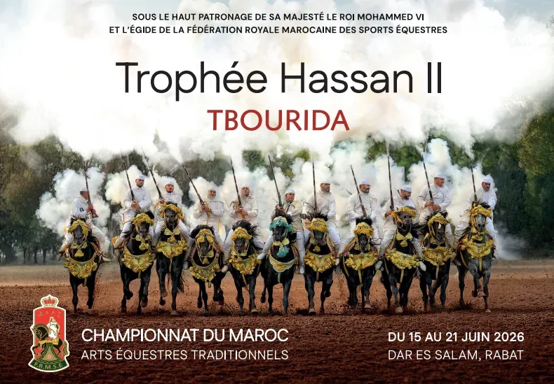 The Hassan II Tbourida Trophy Returns to Rabat from June 15 to 21