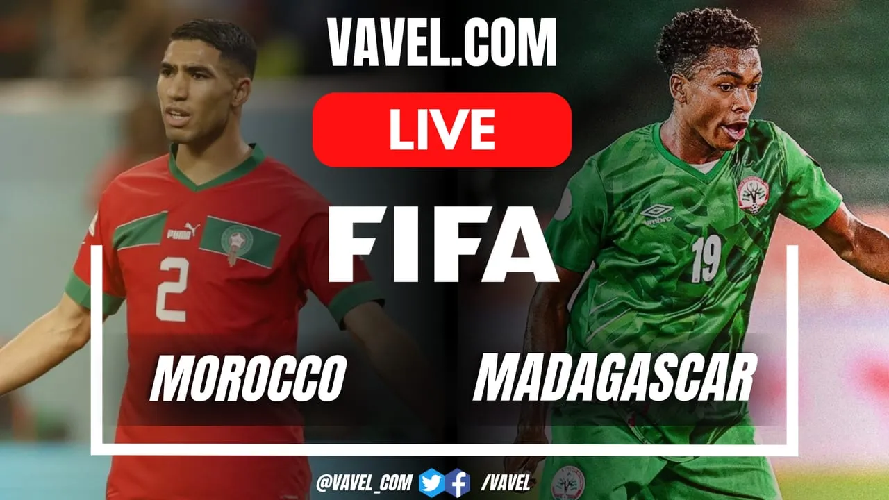 Morocco Dominates Madagascar in Friendly Match with 4-0 Victory