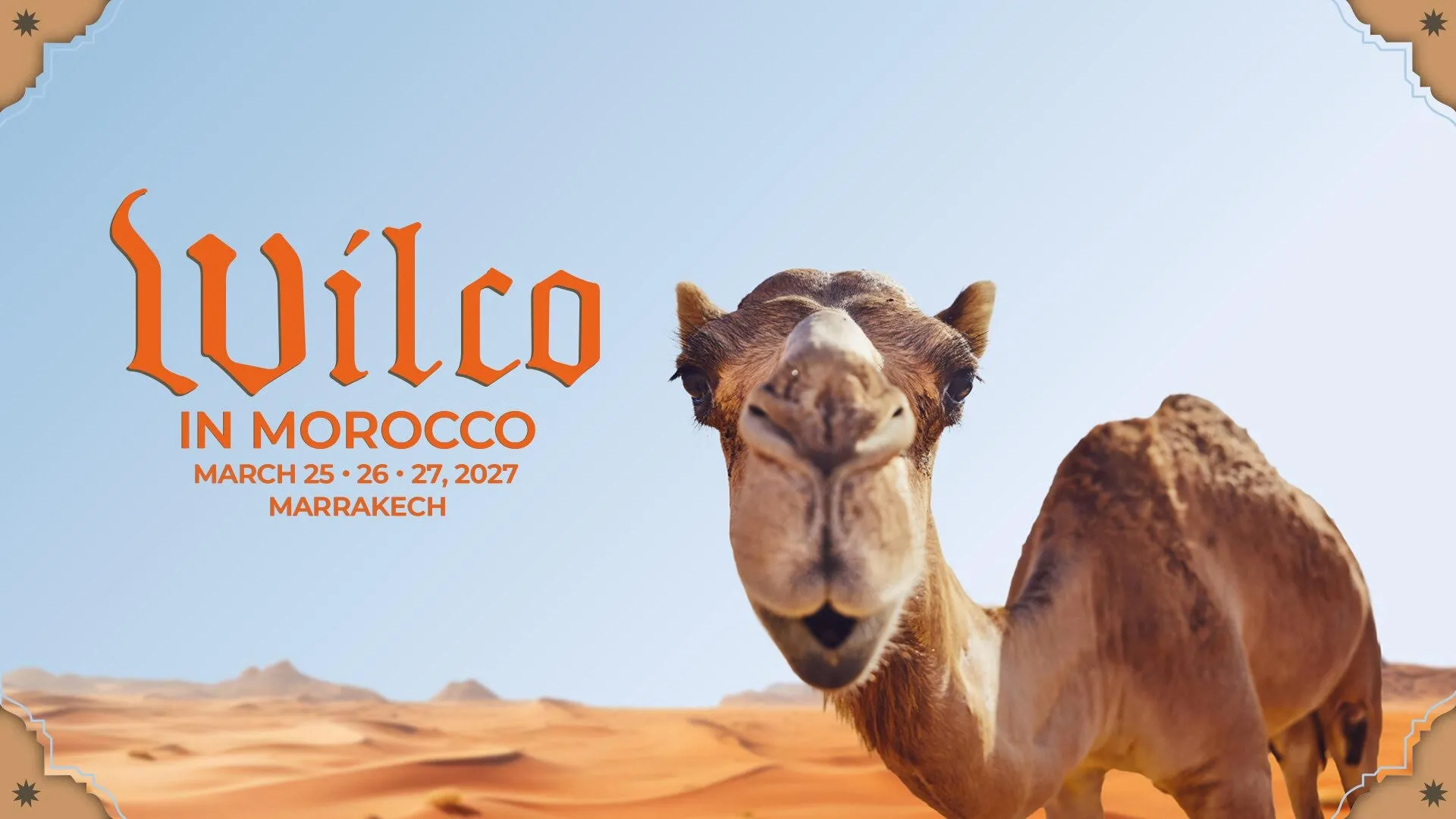 Wilco Set to Host First Destination Concert Vacation in Morocco