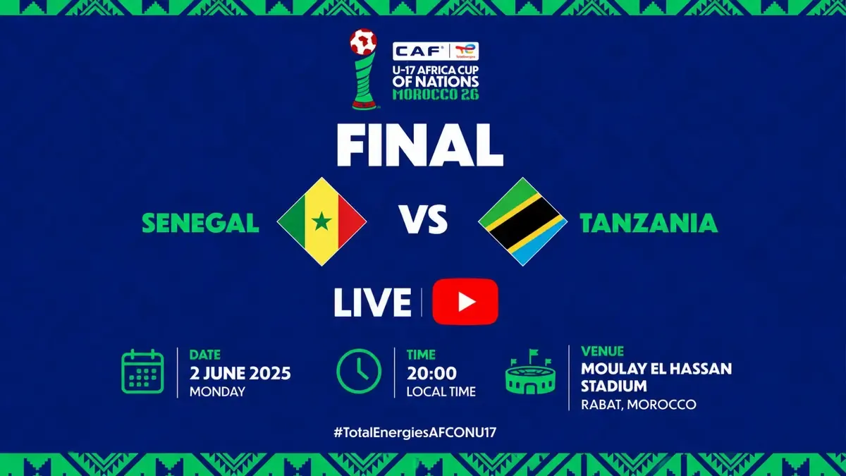 Live Coverage of the Total Energies U-17 Africa Cup of Nations Final in Morocco 2026