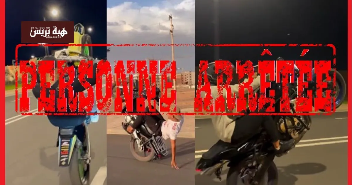 Police Crack Down on Reckless Motorcycle Stunt Driving in Marrakech