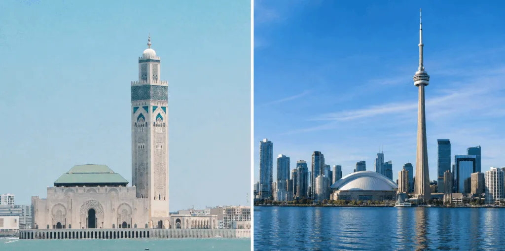 Exploring the Connections Between Casablanca and Toronto: A Tale of Two Metropolises