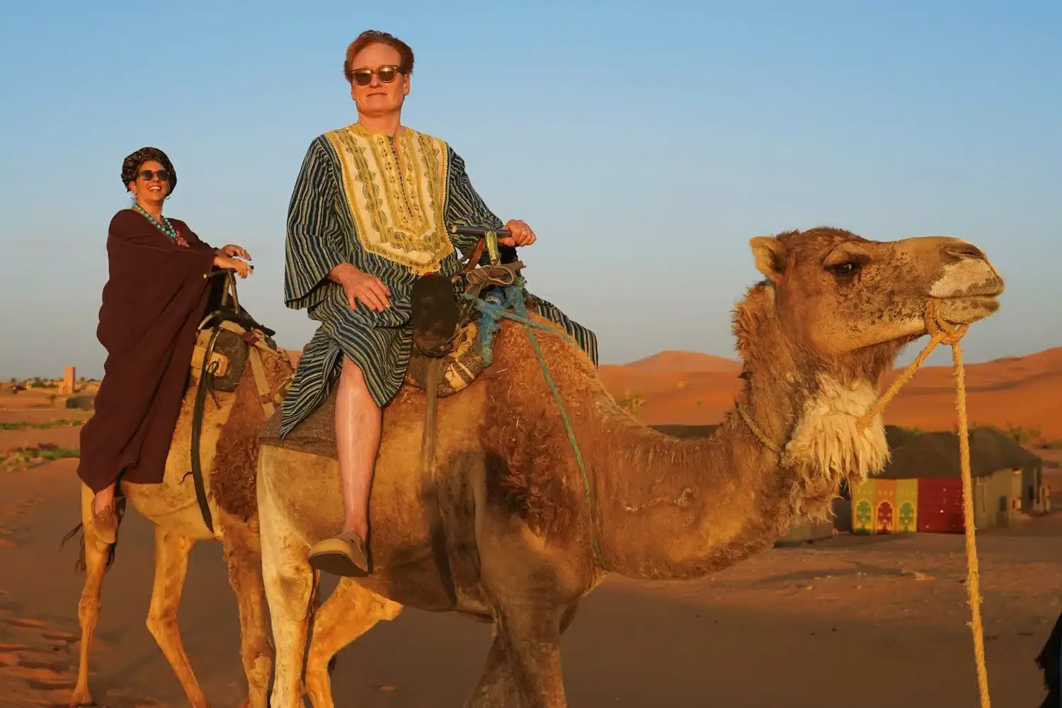 Conan O'Brien Wraps Up Filming for 'Conan O’Brien Must Go' Season Three in Morocco