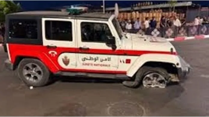 Dramatic Police Chase in Marrakech: Migrant Steals Police Car