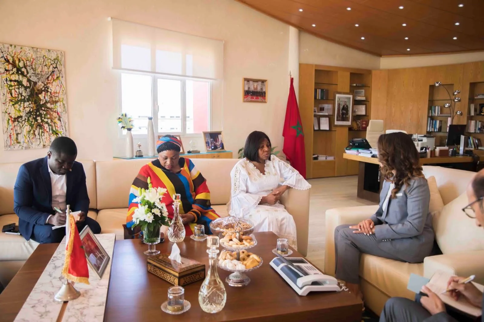 Laila Benali Welcomes African Union Commissioner for Economic Development