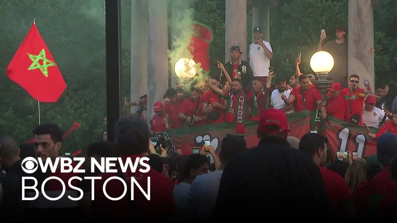 Moroccan Fans Create Excitement in Boston Before Scotland Match